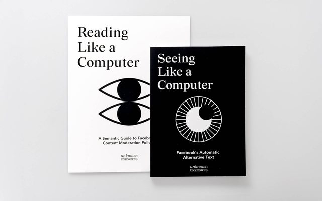 Two books titled Reading Like a Computer and Seeing Like a Computer with eye illustrations on the covers.