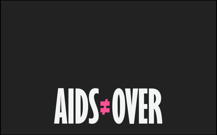Logo: Because AIDS Is Not Over